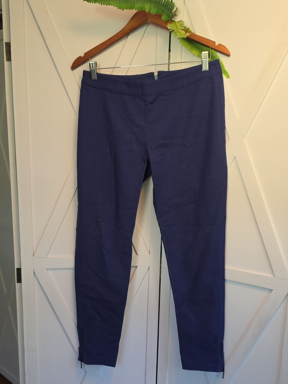 Kenneth Cole Reaction Deep Blue Skinny Ponte Pants